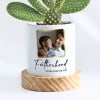 Shop Father's Day Personalized Rabbit Cactus With Planter