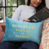 Gift Father's Day Personalized Reserved For Dad Velvet Cushion