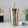 Father's Day Personalized Swag Wala Dad Tumbler With Straw Online