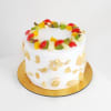 Buy Father's Day Shirted Blossom Arrangement With Frutiicious Cake