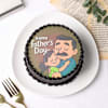 Gift Father's Hug Chocolate Photo Cake