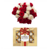 Ferrero Rocher with Roses Online