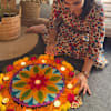 Buy Festive Bliss Floral String Art Rangoli