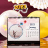 Festive Celebrations Personalized Spiral 2023 Desk Calendar Online