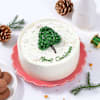 Festive Cheer Christmas Tree Cream Cake (400 Grams) Online