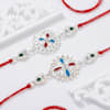 Festive Florals Rakhi Set Online