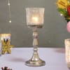 Gift Festive Glass T-Light/Candle Stand (Set of 2)