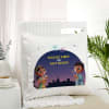 Festive Vibes And Cozy Nights Personalized Cushion Online