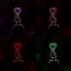 Buy Finger Heart Personalized Valentine's Day LED Lamp