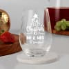 Gift First Christmas Together Personalized Glass - Set Of 2