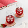 First Christmas Together Personalized Glass - Set Of 2 Online