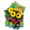 Fish Essence Goodness - Get Well Hamper with Flowers Online