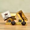 Flavored Chocolates in Golden Pouch with Ribbon Online