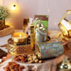 Gift Flavoured Dry Fruits And Candle Diwali Hamper - Customized With Logo