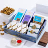 Flavourful Burst Raksha Bandhan Hamper With Resin Tray Online