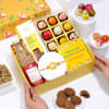 Flavoursome Delights Gleaming Rakhi Hamper Online