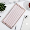 Gift Floral Beige To-Do List Notepad