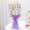 Gift Floral Bliss Cake And Charming Orchids Bouquet Combo