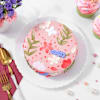 Buy Floral Blush Personalized Birthday Cake