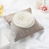 Buy Floral Charm Cushion Cover - Grey