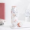 Gift Floral Copper Bottle And Glass Set