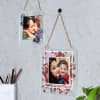 Gift Floral Design Personalized Wall Hanging Photo Frame For Mom