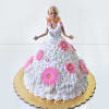 Floral Designer Barbie Cream Cake (2.5 Kg) Online