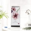 Floral Elegance - Personalized 2024 Desk Calendar Online