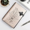 Gift Floral Essence Personalized PU Leather Diary