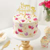 Floral Fantasy Delight Anniversary Cake (Half Kg) Online