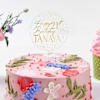 Floral Indulgence Personalized Birthday Cake (450 g) Online