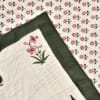 Gift Floral Jaipur Block Print Single Bed Quilt