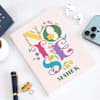 Gift Floral Notes Personalized Notebook - Pink