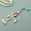 Floral Personalized Lumba Rakhi (Clear) Online