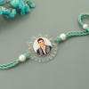 Floral Personalized Rakhi (Clear) Online
