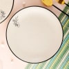Buy Floral Print Ceramic White Plates- Set of 2
