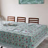 Floral Print Cotton Table Cover With Set Of 6 Napkins Online