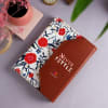 Floral Print Personalized Leather Diary Online