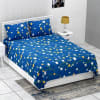 Gift Floral Printed Fitted Double Bedsheet