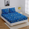 Floral Printed Fitted Double Bedsheet Online