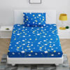 Gift Floral Printed Fitted Single Bedsheet