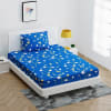 Floral Printed Fitted Single Bedsheet Online