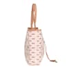 Buy Floral Reversible PU Leather Tote Bag - Light Pink