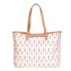 Shop Floral Reversible PU Leather Tote Bag - Light Pink