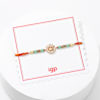 Buy Floral Semi Precious Stone Rakhi