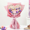 Floral Teddy Bouquet Online