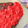Shop Floral Valentine Fresh Cream Cake (1 kg)