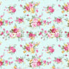 Shop Flower Garden Print Cotton Satin Double Bedsheet