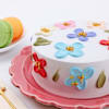 Shop Flowers And Beads Serene Cake (1 Kg)