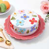 Flowers And Beads Serene Cake (1 Kg) Online